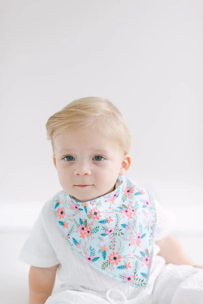 Bandana Bibs - Shore Set - Anchors, Flowers, Flamingos and Boats