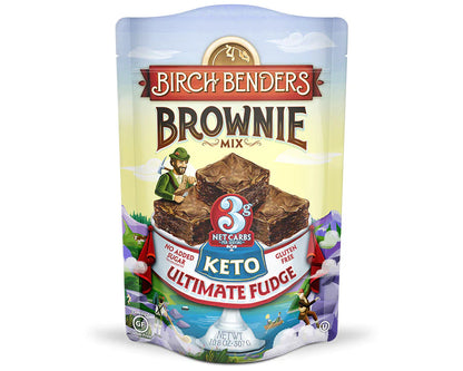 Birch Benders Keto Chocolate Ultimate Fudge Brownie Mix (Pack of 6 - 10.8 Oz)