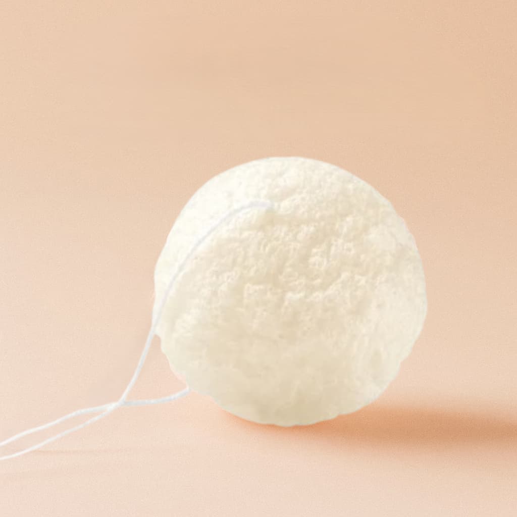 White Konjac Face Sponge