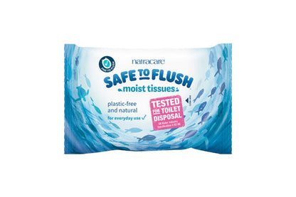 Natracare Moist Tissue Safe Flush, 30 Pack