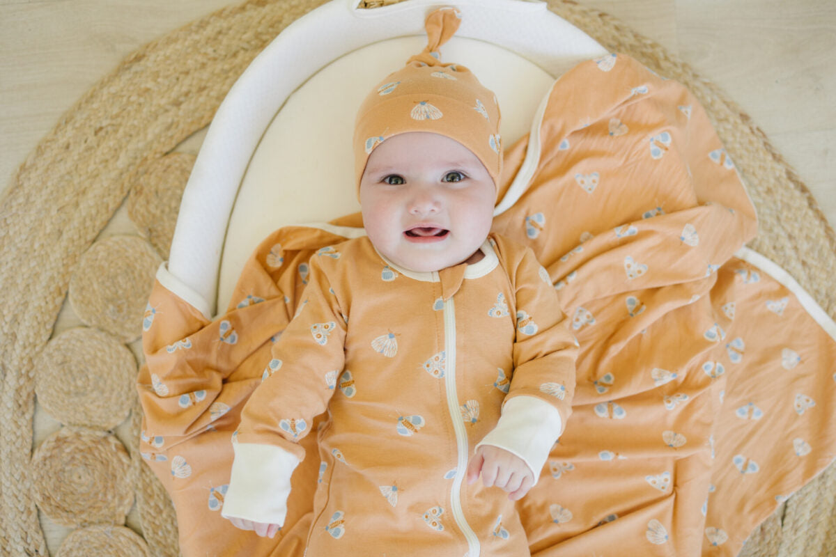 GOTS Certified Organic Cotton Hat - Magical Moth