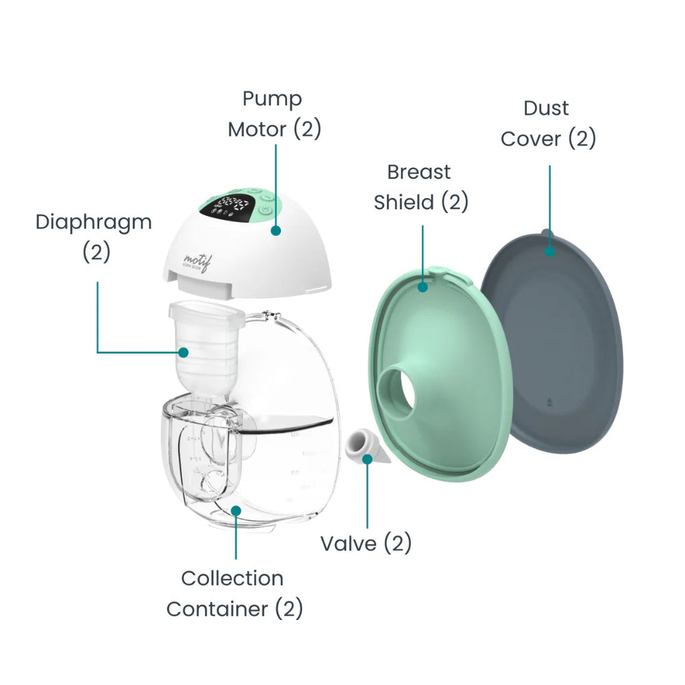 Motif Aura Glow Wearable Breast Pump