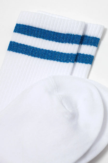 Conte Cotton Long Socks Active 157 - Lurex Stripes