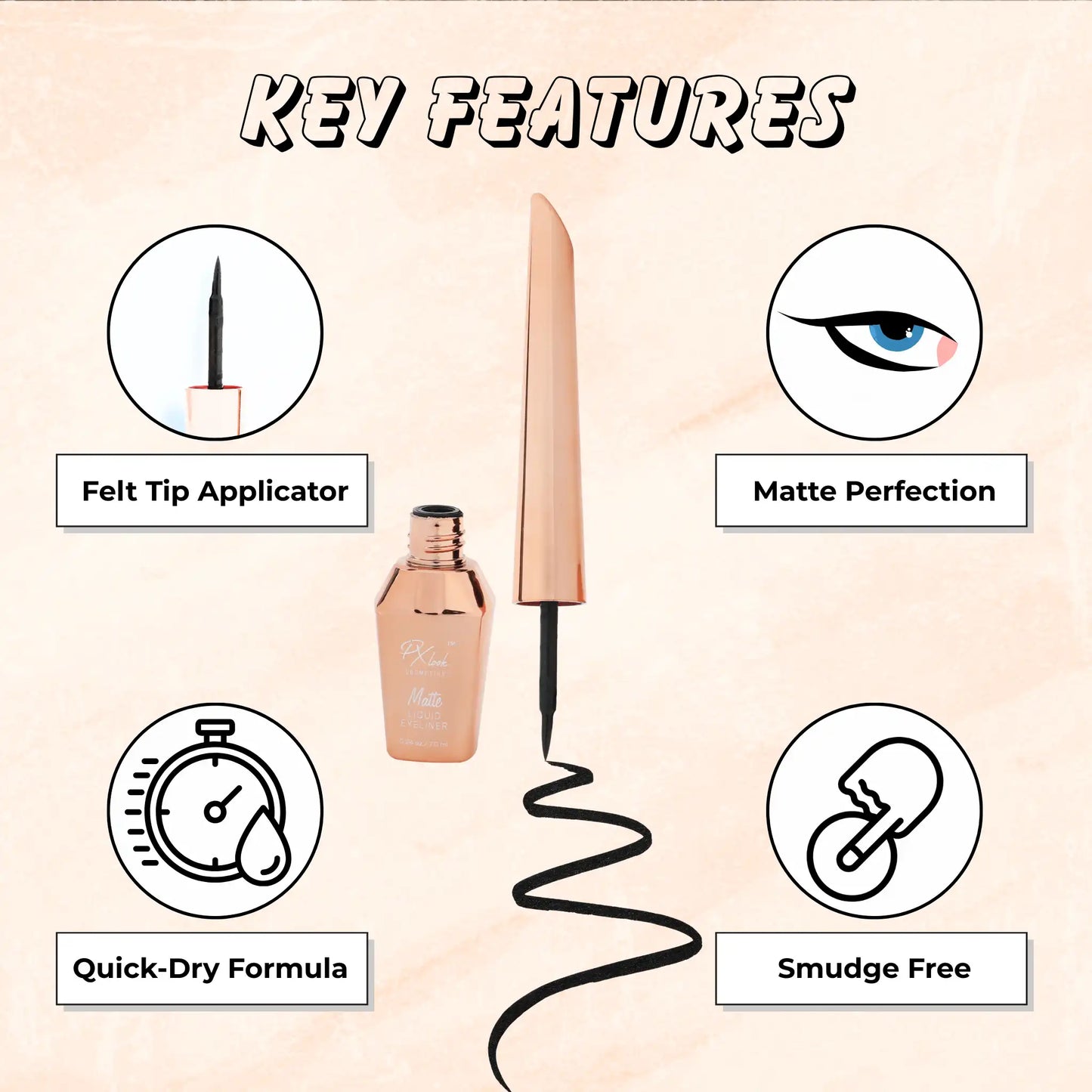 Black Matte Liquid Eyeliner