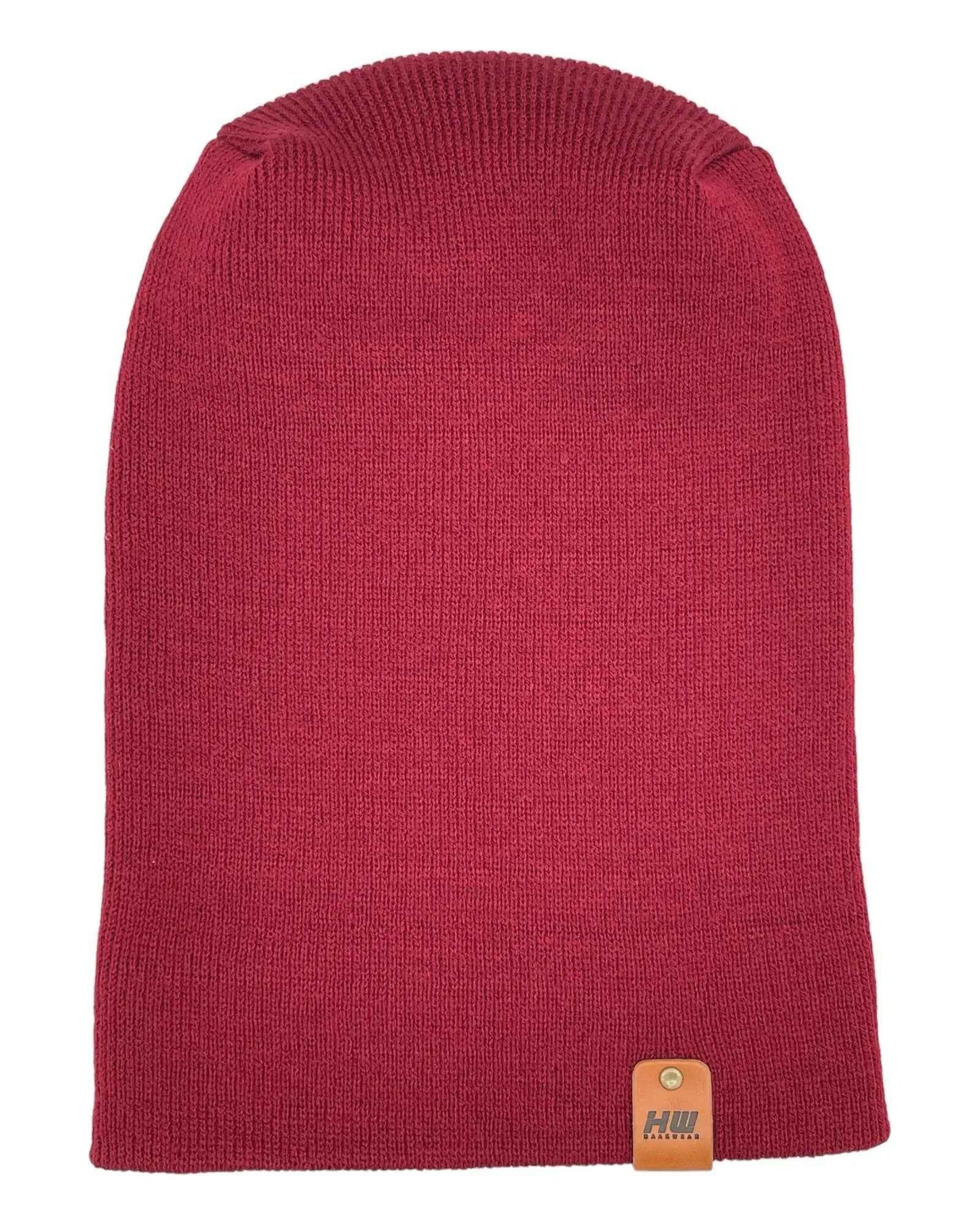 Patented H Stitch Cuffed Beanie, Burnt Maroon