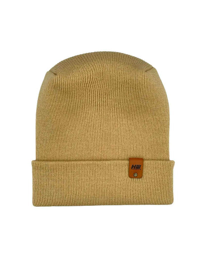 Patented H Stitch Cuffed Beanie, Dune Beige