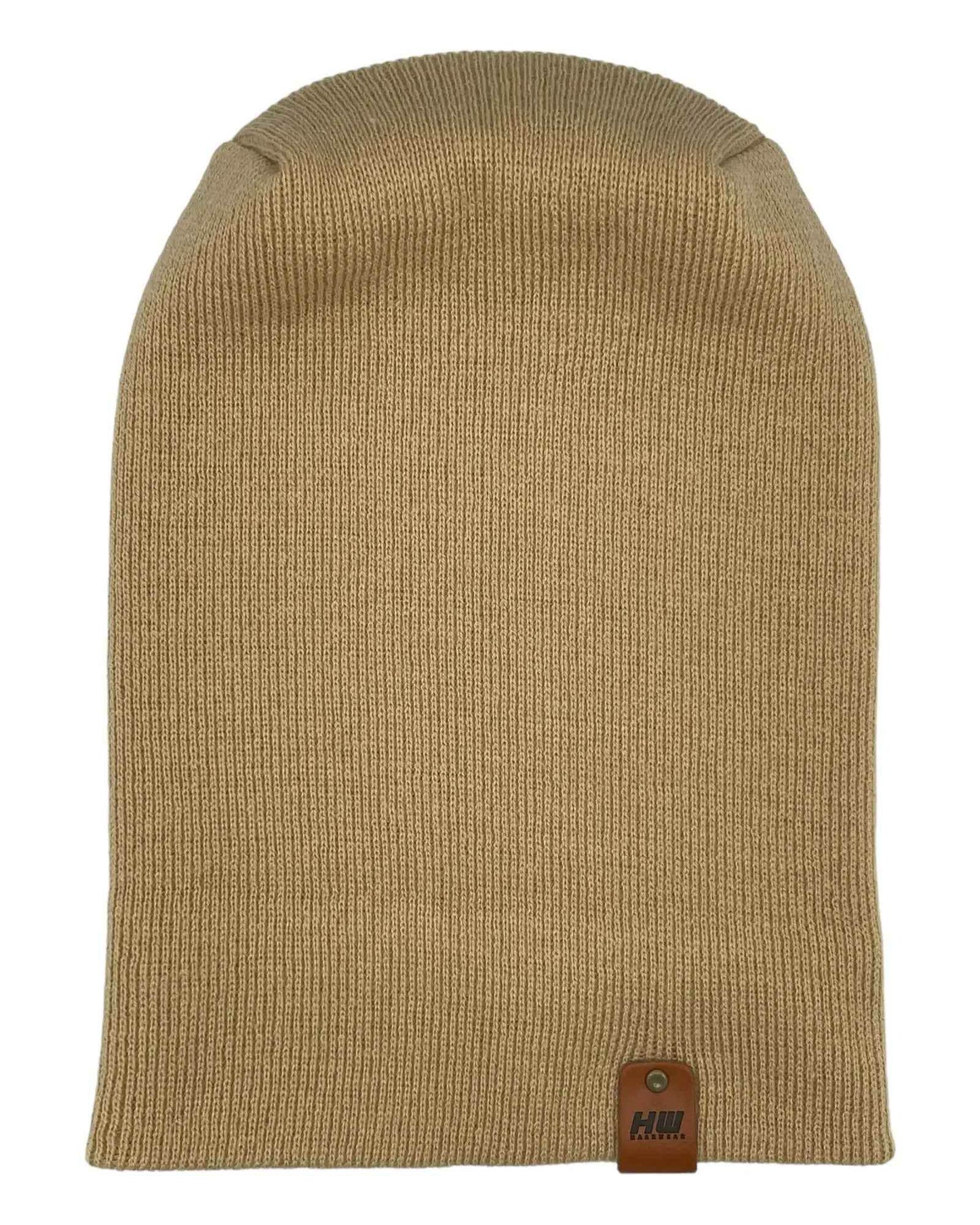 Patented H Stitch Cuffed Beanie, Dune Beige