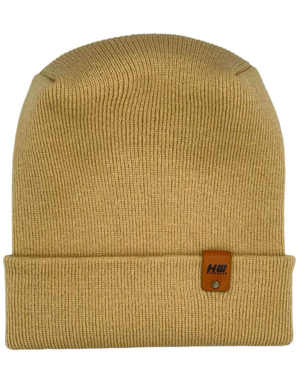 New Patented Design, H Stitch Cuffed Beanie