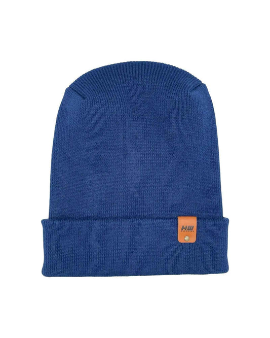 Patented H Stitch Cuffed Beanie, Sapphire Blue