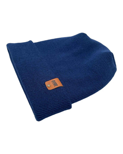 Patented H Stitch Cuffed Beanie, Sapphire Blue