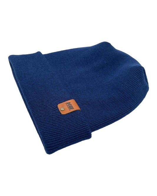 Patented H Stitch Cuffed Beanie, Sapphire Blue