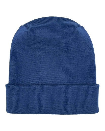 Patented H Stitch Cuffed Beanie, Sapphire Blue