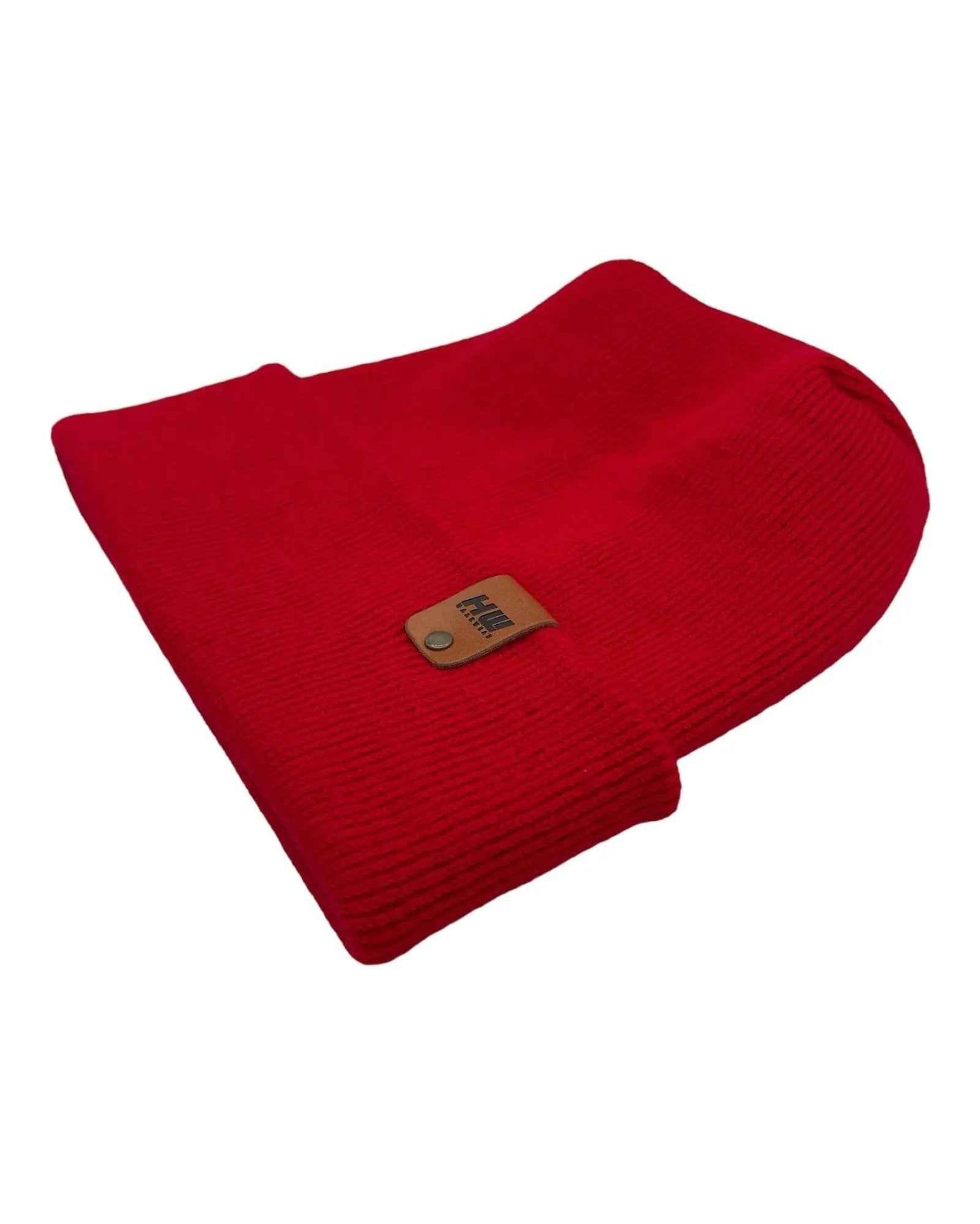 Patented H Stitch Cuffed Beanie, Scarlet Red