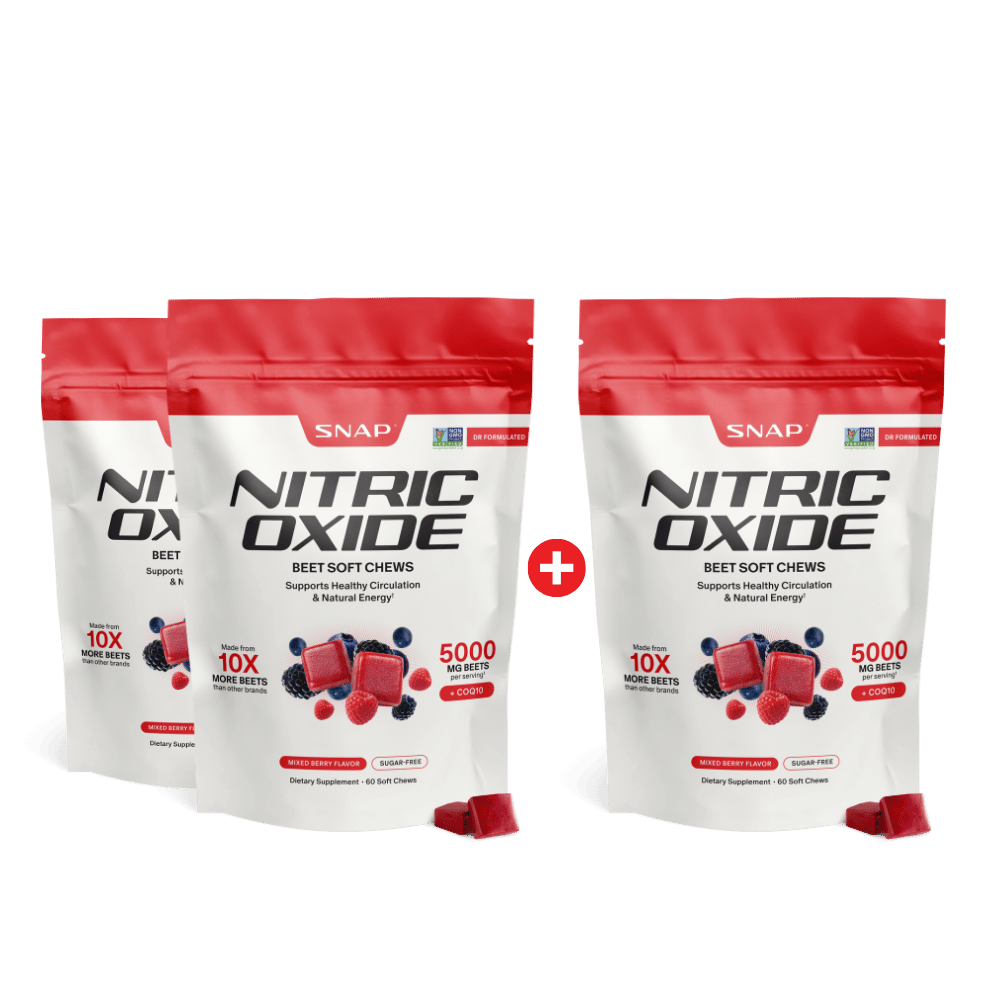 Nitric Oxide Beet Chews - Buy 2, Get 1 Free!