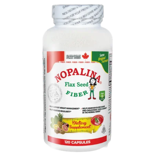 Nopalina Flax Seed Fiber Capsules (120 ct)