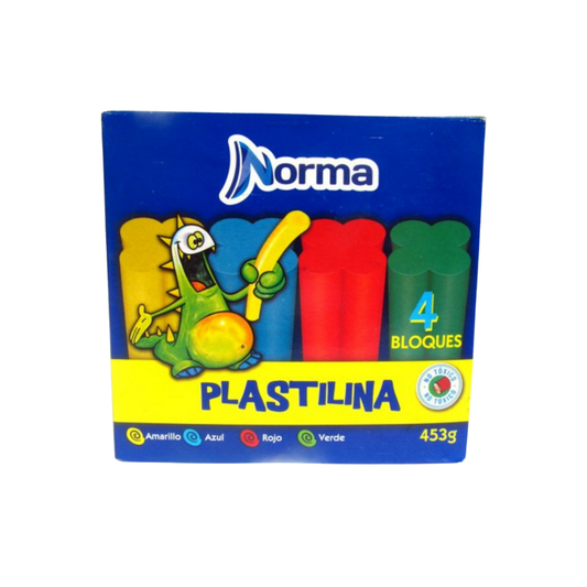 Norma Modeling Clay (4 pack, Assorted Colors)