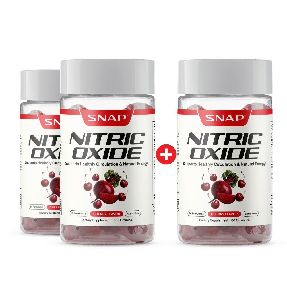 Nitric Oxide Gummies - Cherry Flavor - Buy 2 Get 1 FREE!