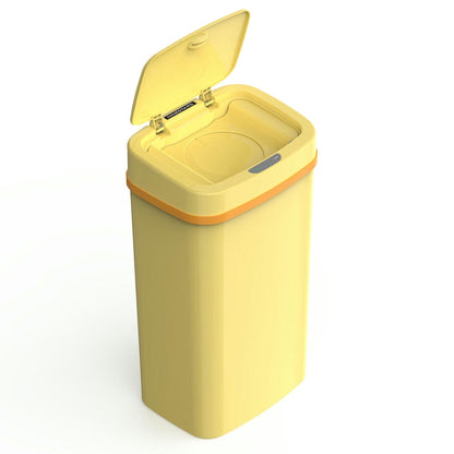 Odor Shield Infrared Motion Sensor Trash Can 4 Gallon for Bedroom Office | NPT-15-1WH | NPT-16-1
