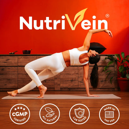 Nutrivein Premium Apple Cider Vinegar Supplements with Mother - 1600 mg - 120 Capsules