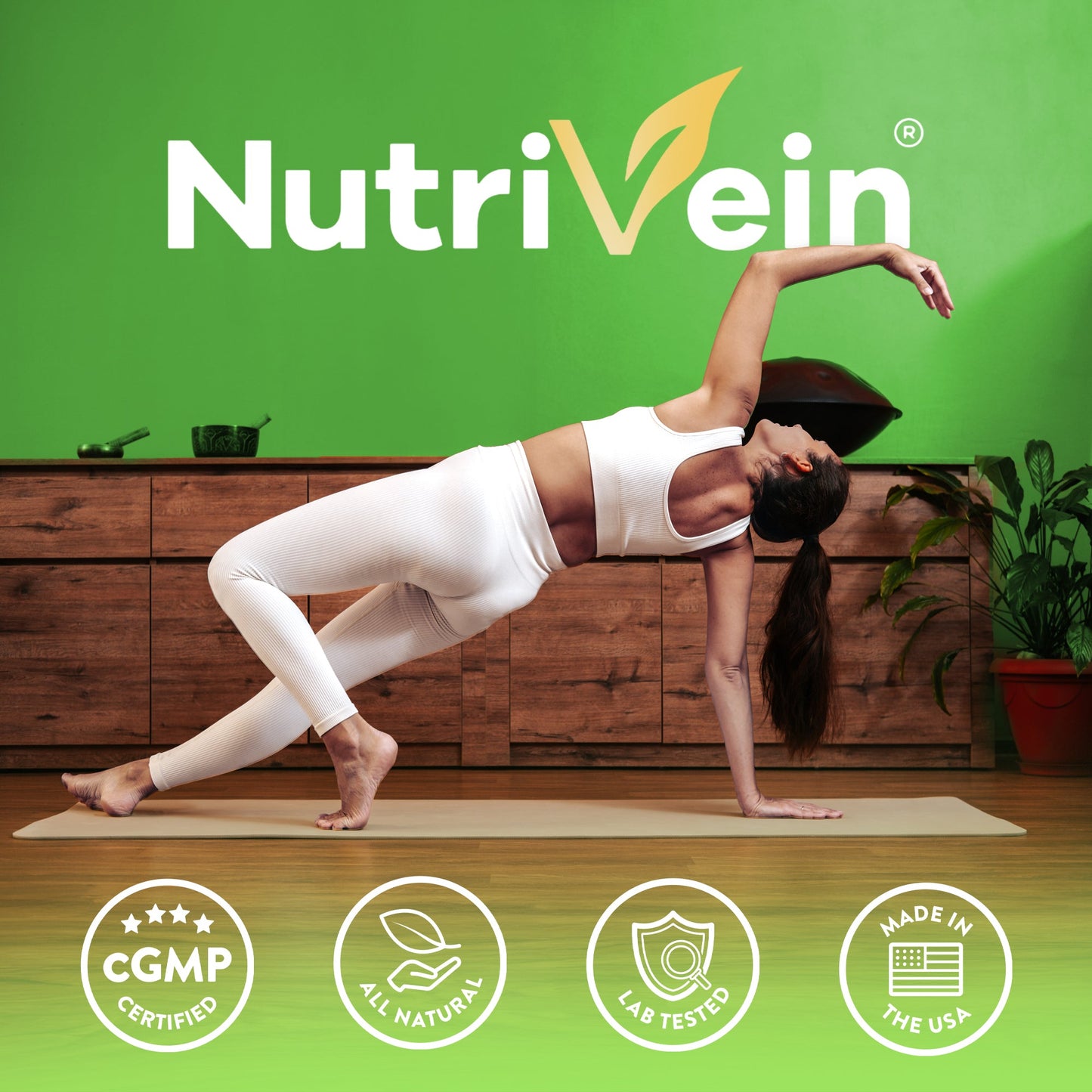 Nutrivein Premium DIM Supplement 400 mg Daily - 120 Capsules