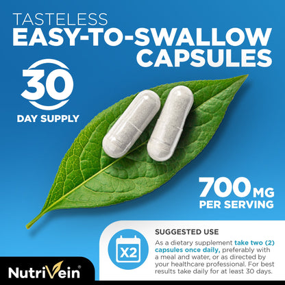 Nutrivein Premium Liposomal Glutathione Supplement 700 mg - 60 Capsules
