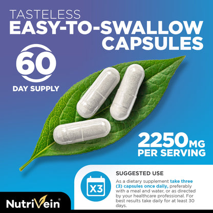 Nutrivein Premium Multi Collagen Pills 2250 mg  - 180 Capsules