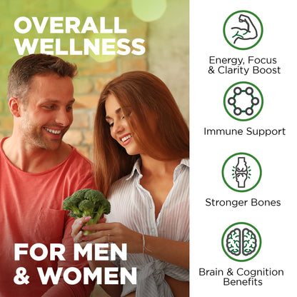 Nutrivein Whole Food Multivitamin for Men & Women – 120 Vegan Multivitamin Caps for Adults