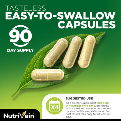 Nutrivein Whole Food Multivitamin for Men & Women – 120 Vegan Multivitamin Caps for Adults
