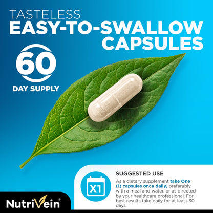 Nutrivein Premium Zinc Gluconate 100mg - 120 Capsules