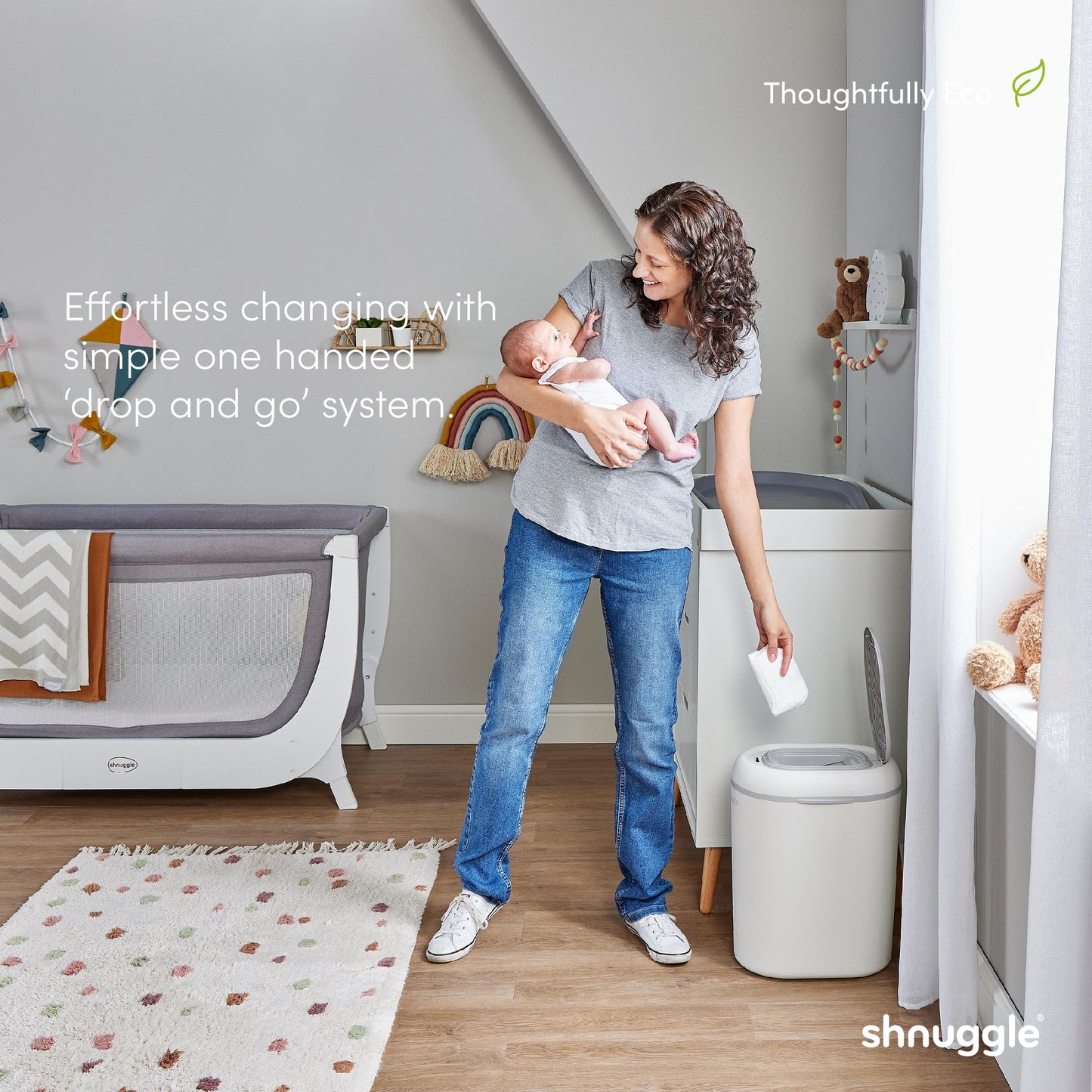 Shnuggle Better Bag Nappy Bin Diaper Pail Liners