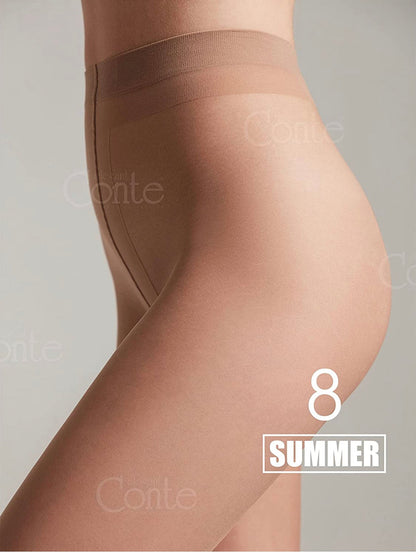 Conte Summer 8 Den - Classic Ultra-thin Invisible Women's Pantyhose (14С-17СП)