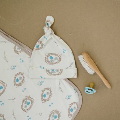 GOTS Certified Organic Cotton Blanket - Quail Nest