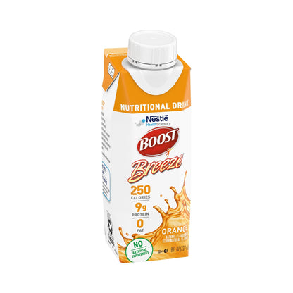 Nestle Boost Breeze, Orange, 8 oz carton, CS/24
