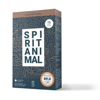 Single-Use Pour-Over Drip Bags - Bourbon (Box of 10 Bags)