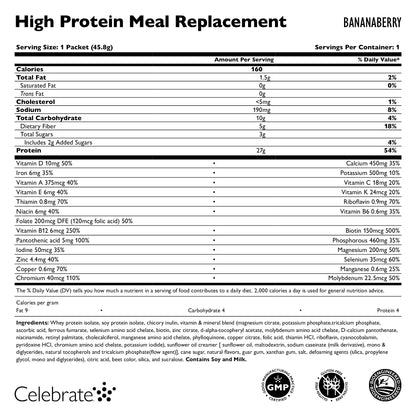 High Protein Meal Replacement Powder