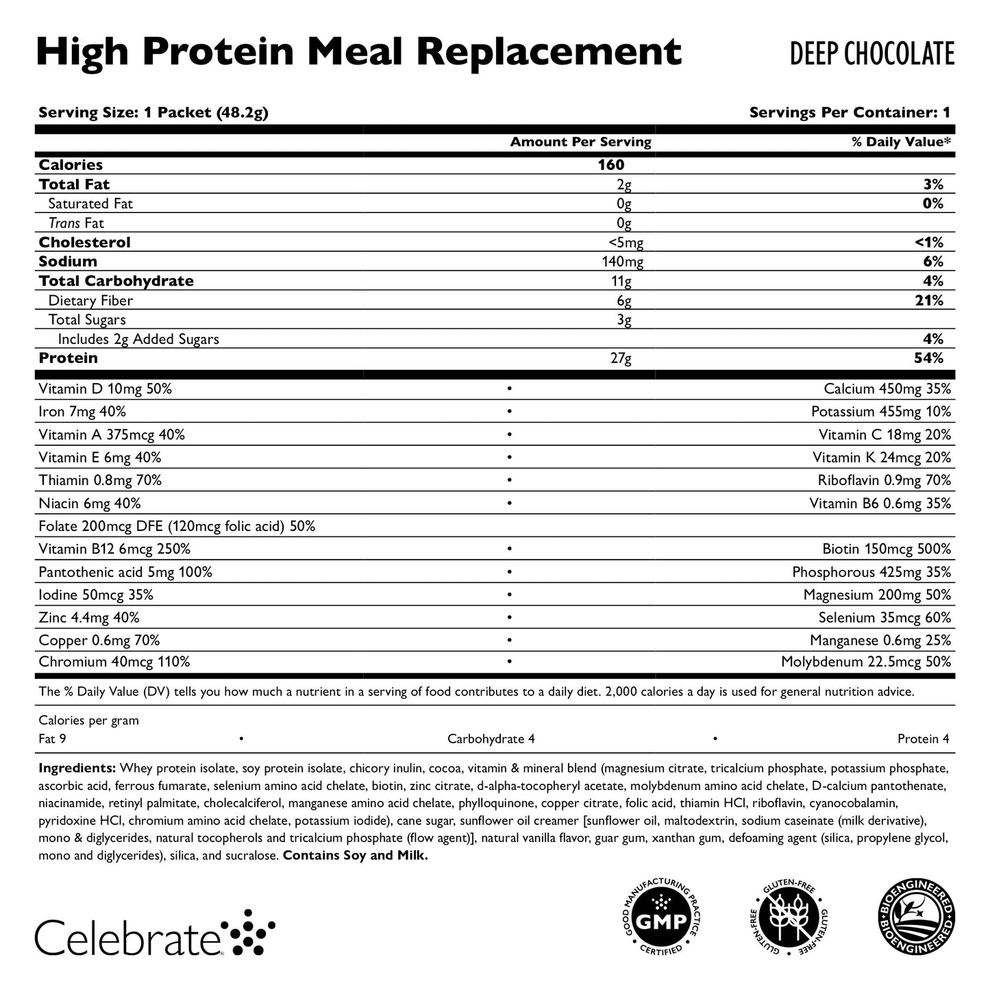 High Protein Meal Replacement Powder