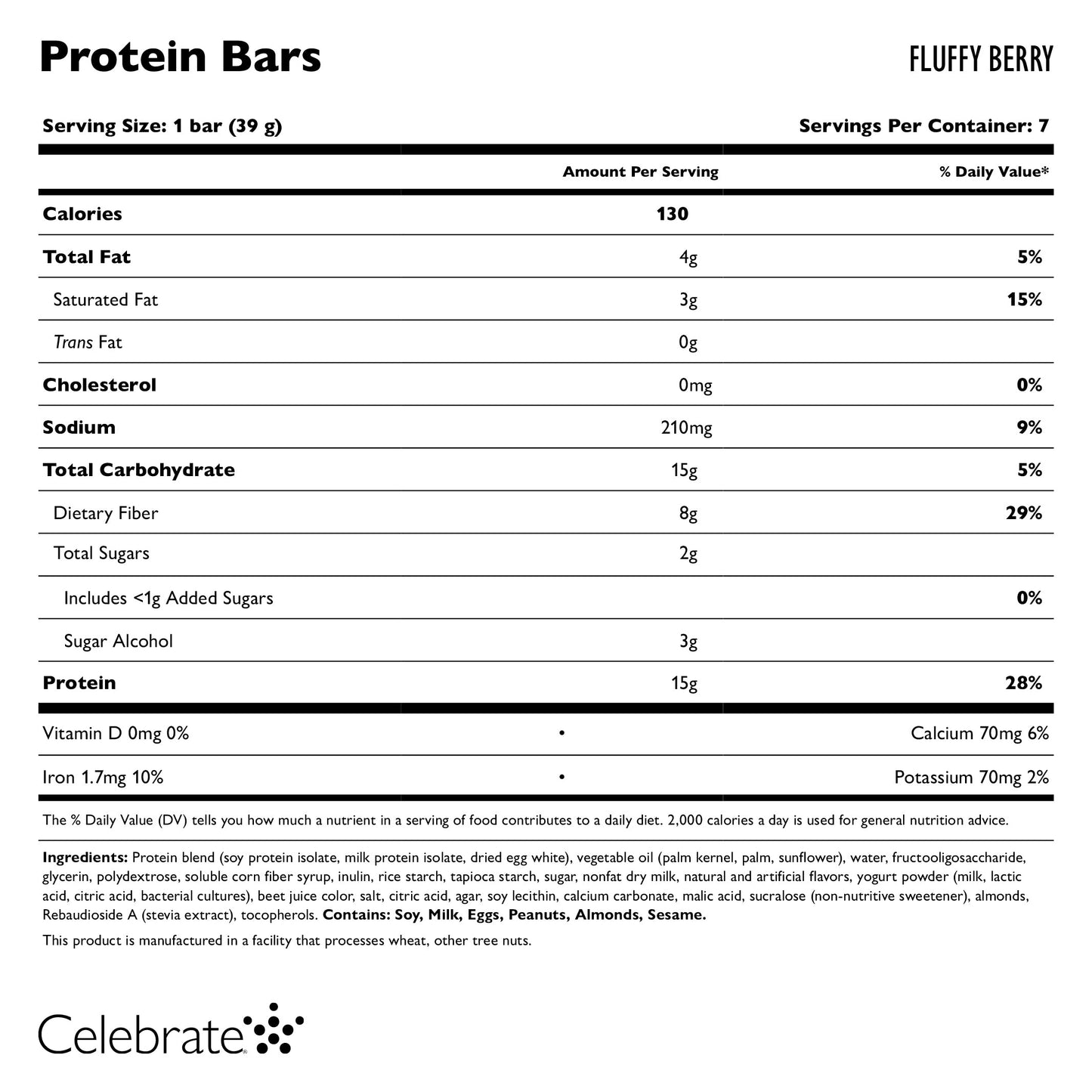 Bariatric Protein Bars, 7 Count