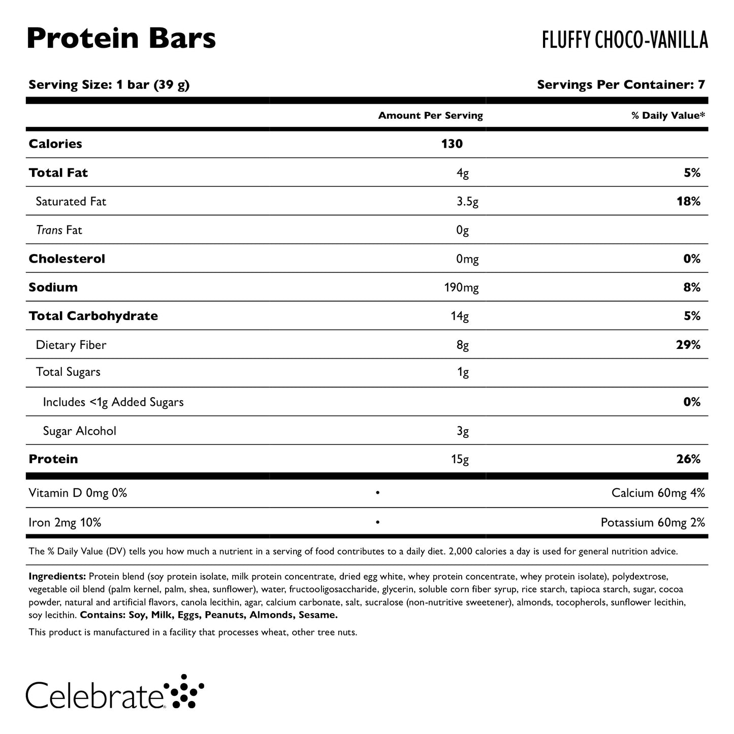 Bariatric Protein Bars, 7 Count
