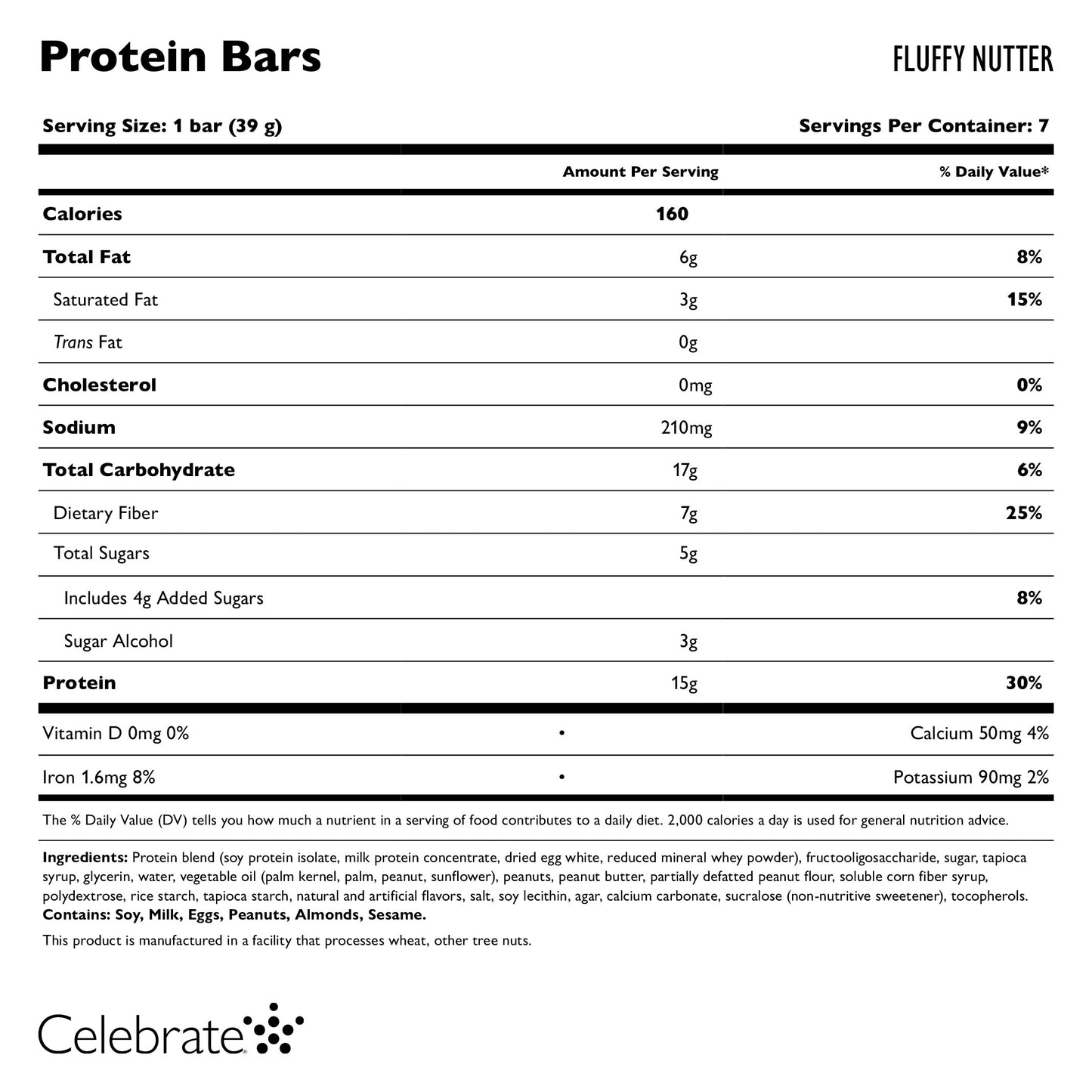 Bariatric Protein Bars, 7 Count