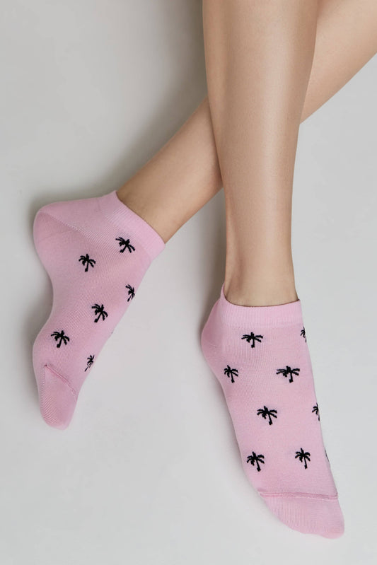 Cotton Ankle Socks Conte Active - 589 Palm Trees