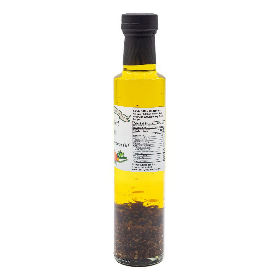 Lesley Elizabeth Sundried Tomato Seasoned Cooking Oil, Dorica (250mL)