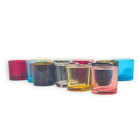 Heavy Glass Votive Candle Holders - 50% Recycled Glass