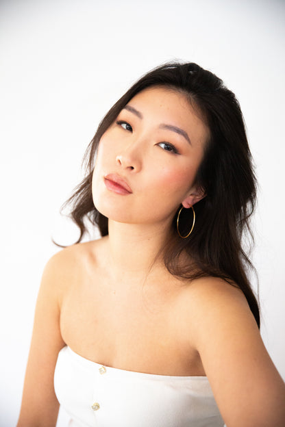 The Holly Hoop - Gold , 1.5 Inch