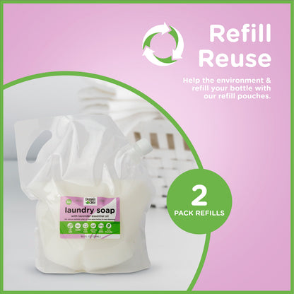 Natural Non-Toxic Laundry Soap - 96 oz Refill