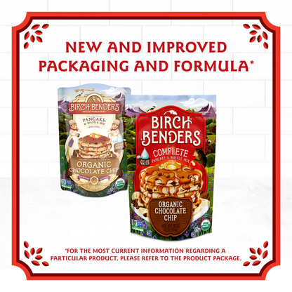 Birch Benders Organic Chocolate Chip Pancake Mix (Case of 6, 16 Oz. Each)