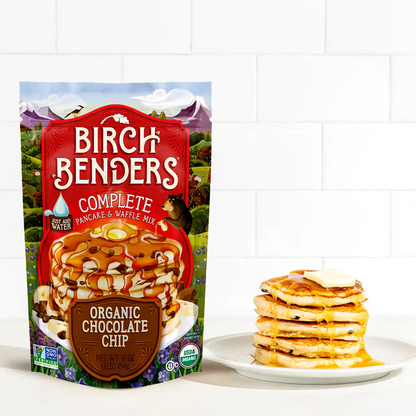 Birch Benders Organic Chocolate Chip Pancake Mix (Case of 6, 16 Oz. Each)