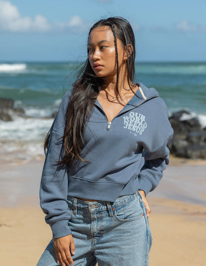Our World Needs Jesus Women's Half-Zip