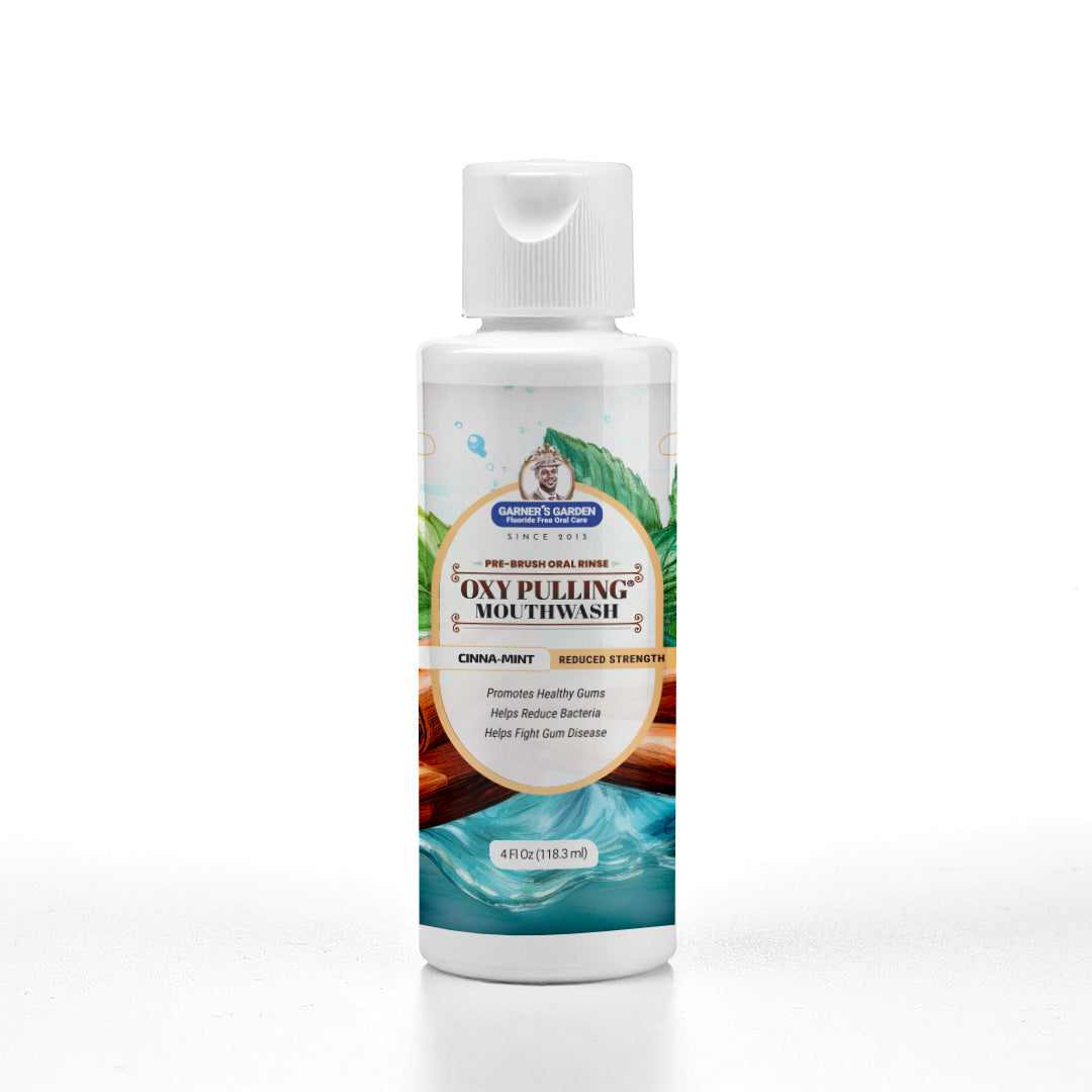 Travel Sized Oxy Pulling Mouthwash | Activated Charcoal | H2O2
