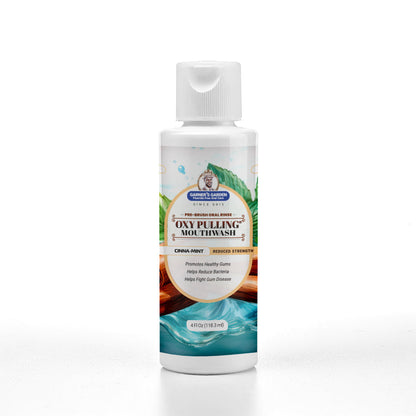 Travel Sized Oxy Pulling Mouthwash | Activated Charcoal | H2O2