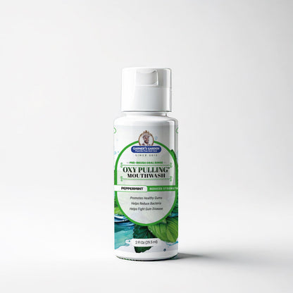 Travel Sized Oxy Pulling Mouthwash | Activated Charcoal | H2O2